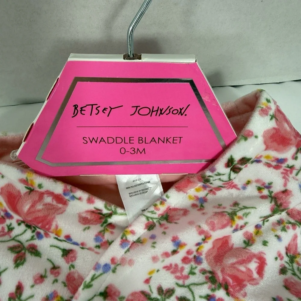 Baby Girl Swaddle Wrap Newborns 0-3‎ months Pink Unicorn Floral Soft Cute set 2